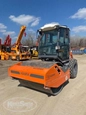 Used Compactor under setting sun